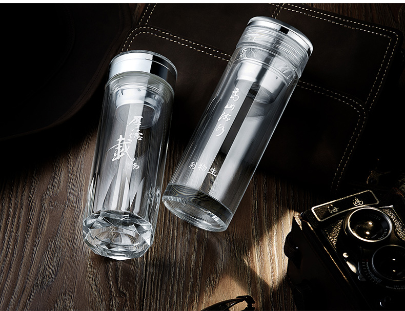 北京大学定制双层高档玻璃杯