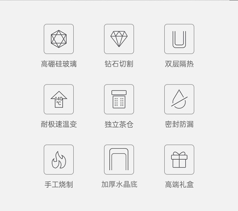 新款高端玻璃杯