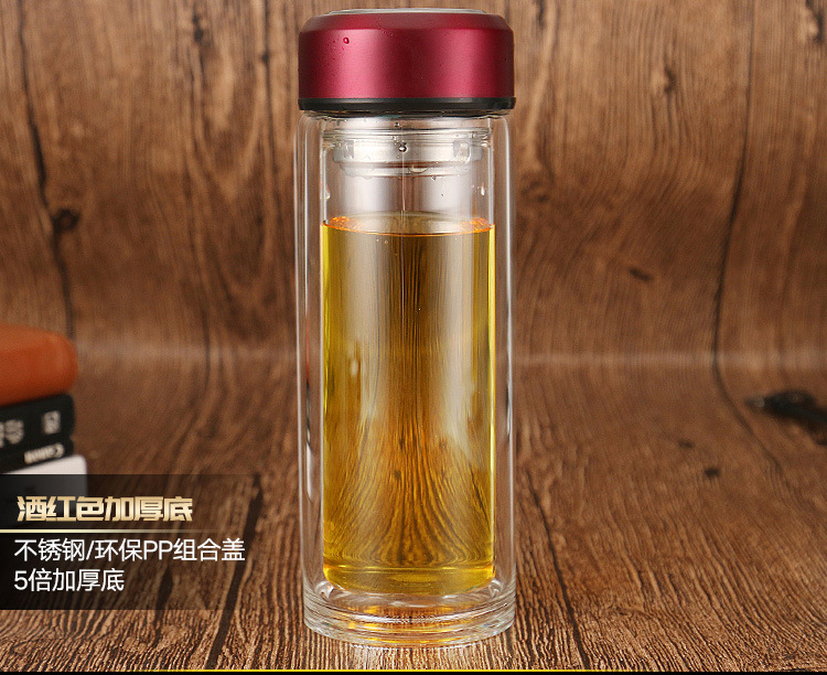 烧厚底透明玻璃杯