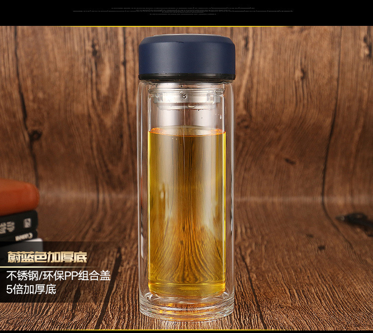 烧厚底透明玻璃杯