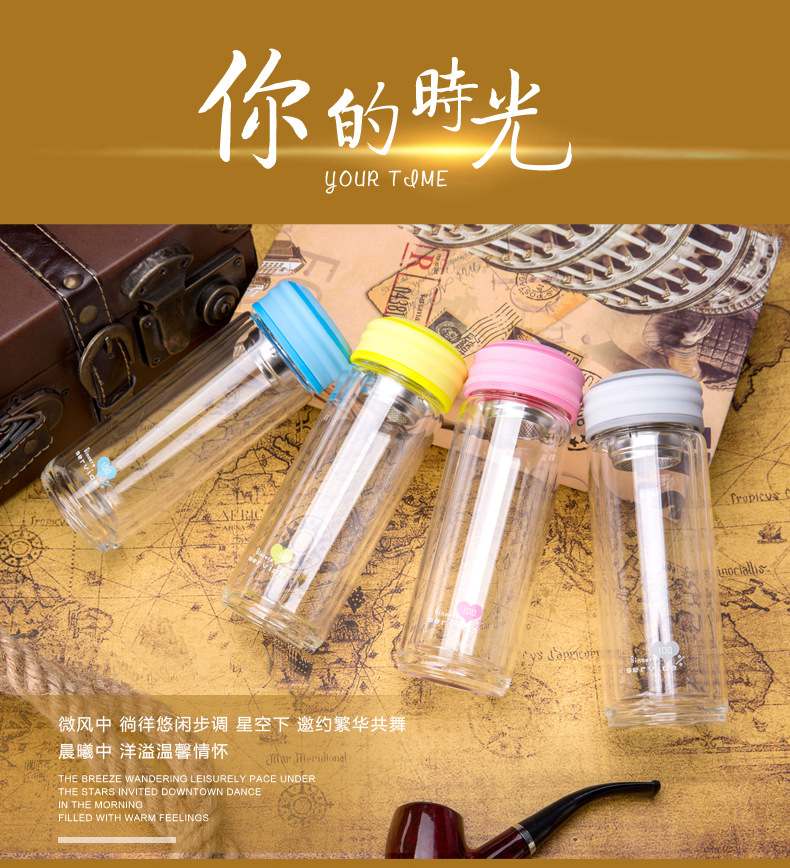 双层耐高温玻璃杯