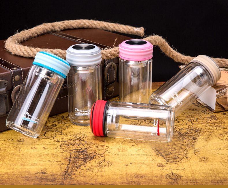 双层耐高温玻璃杯