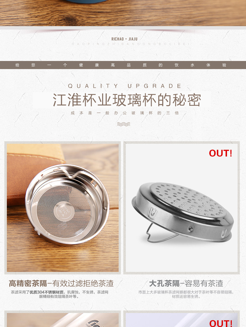 办公室水杯带把玻璃杯-32