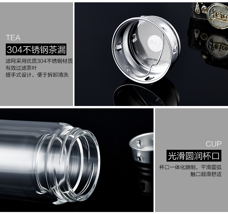 深圳定制双层波点底玻璃杯