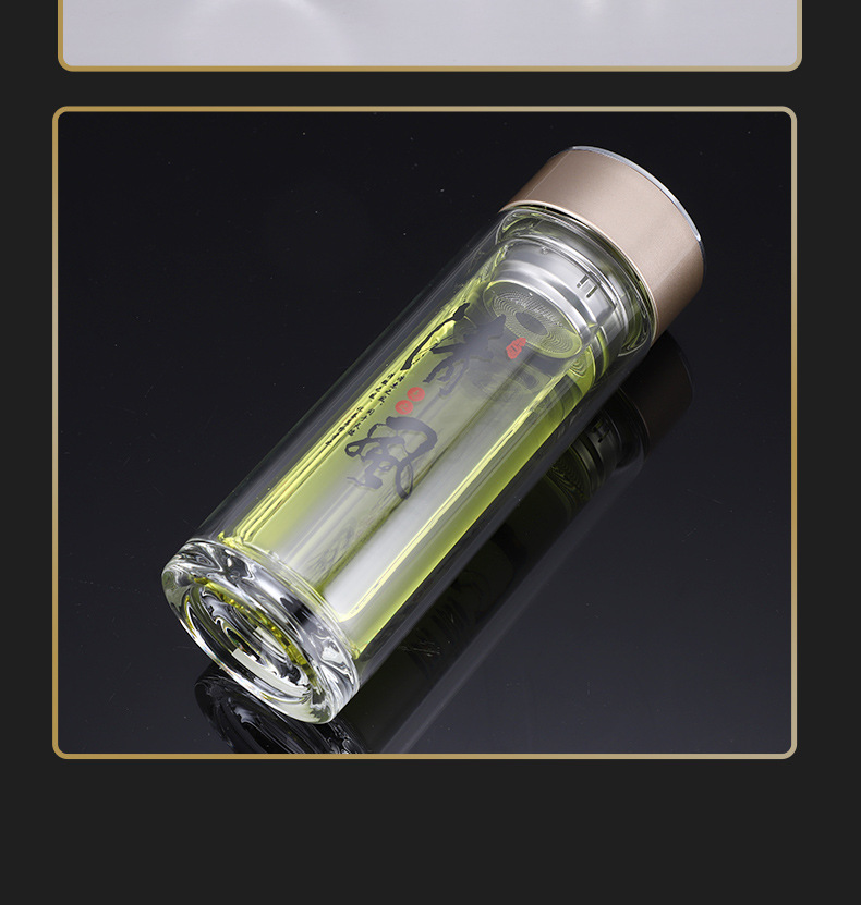 双层玻璃杯印logo