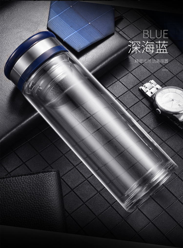 经典促销双层玻璃杯