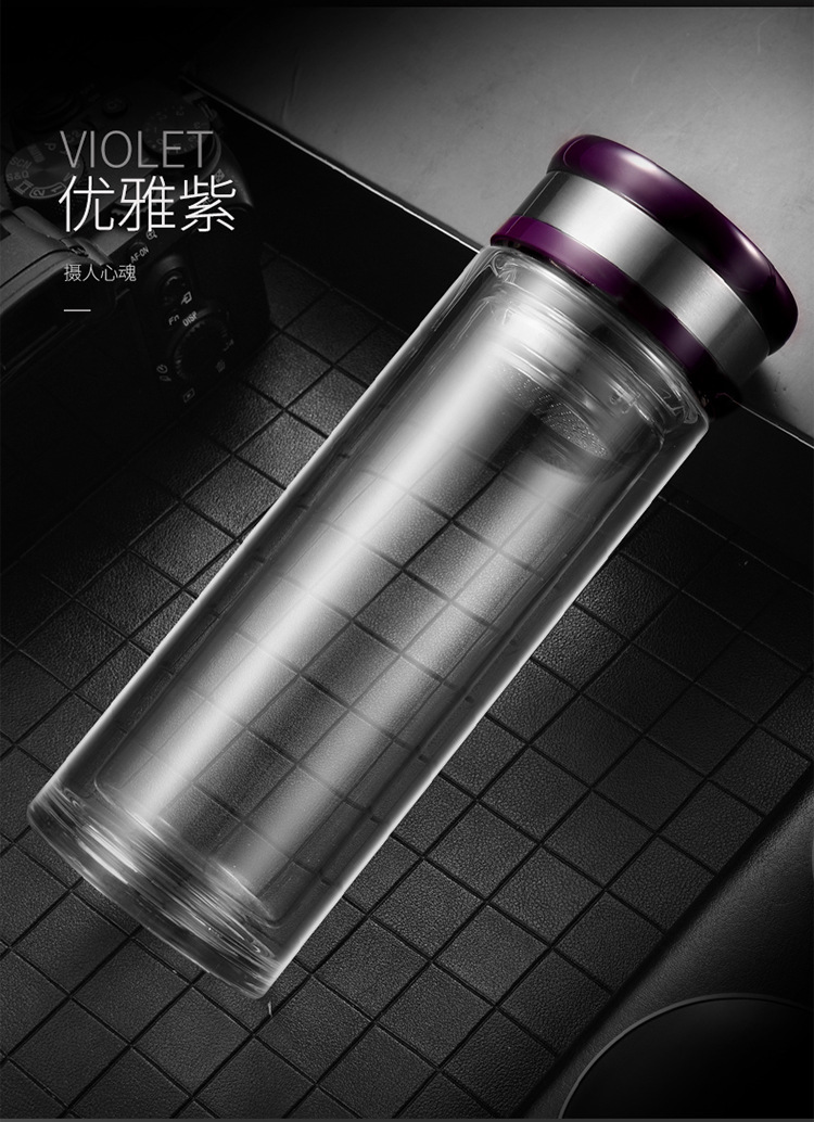 经典促销双层玻璃杯