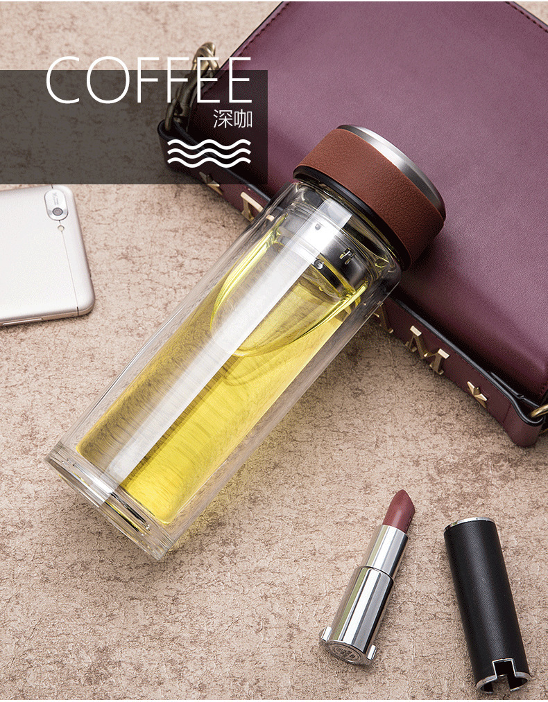 创意通明玻璃杯