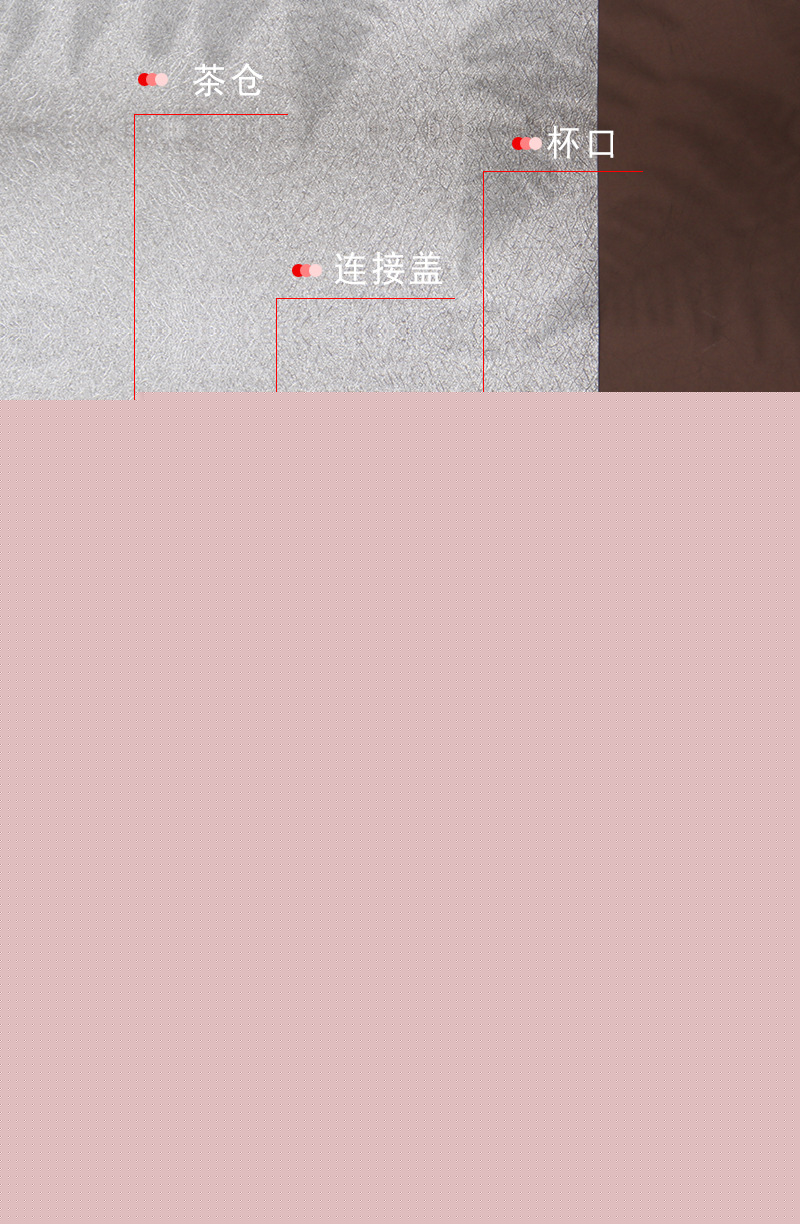 旋转定位茶水分离泡茶杯男女士家用办公高硼硅玻璃杯