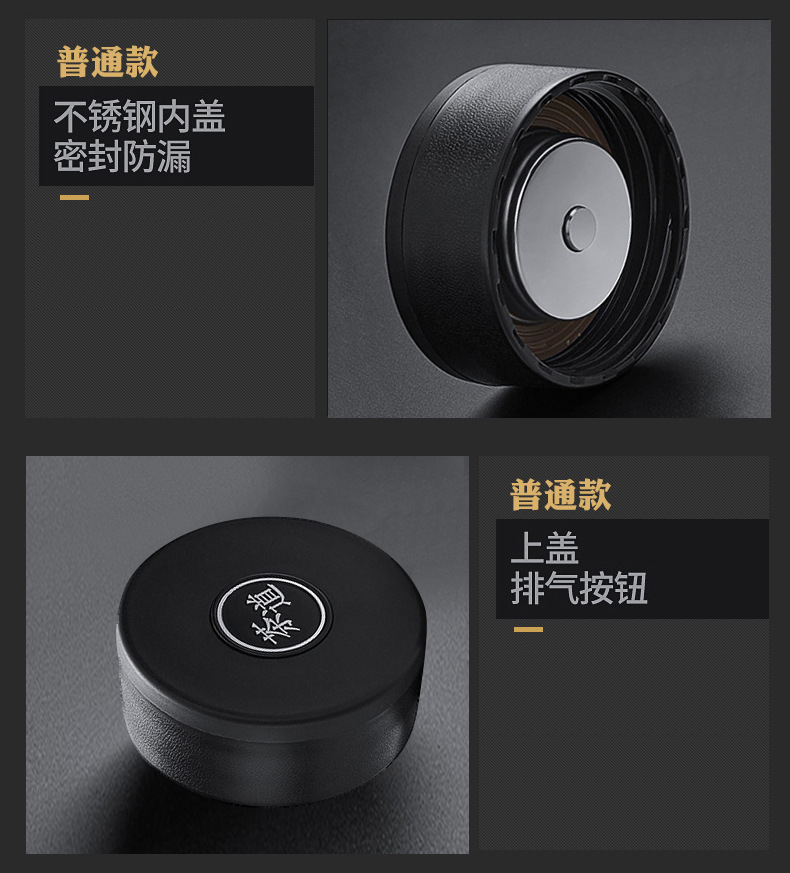 双层泡茶杯旋转高硼硅保温水杯定制