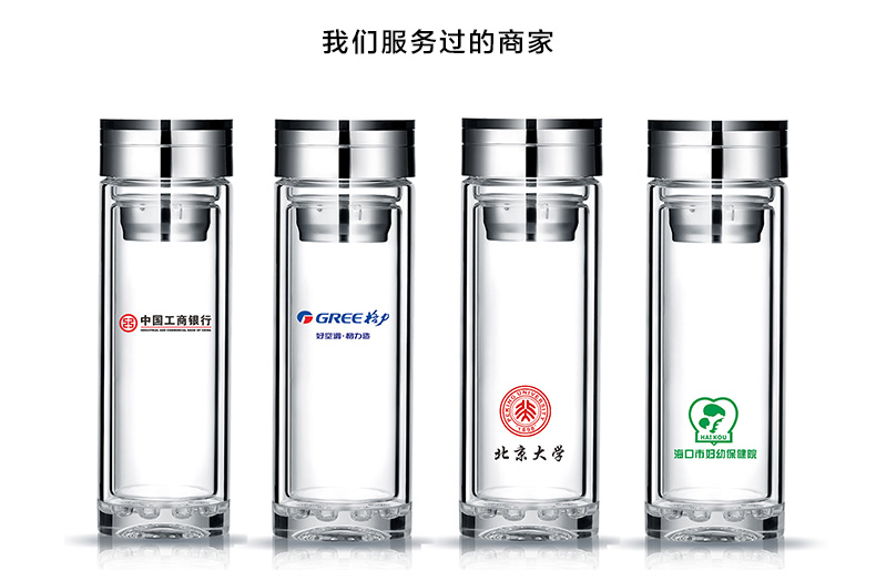 深圳定制双层波点底玻璃杯