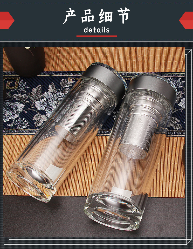 经典双层玻璃杯