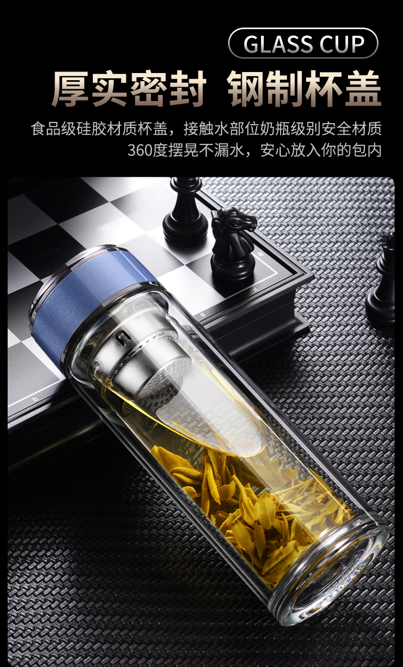 新款双层玻璃杯