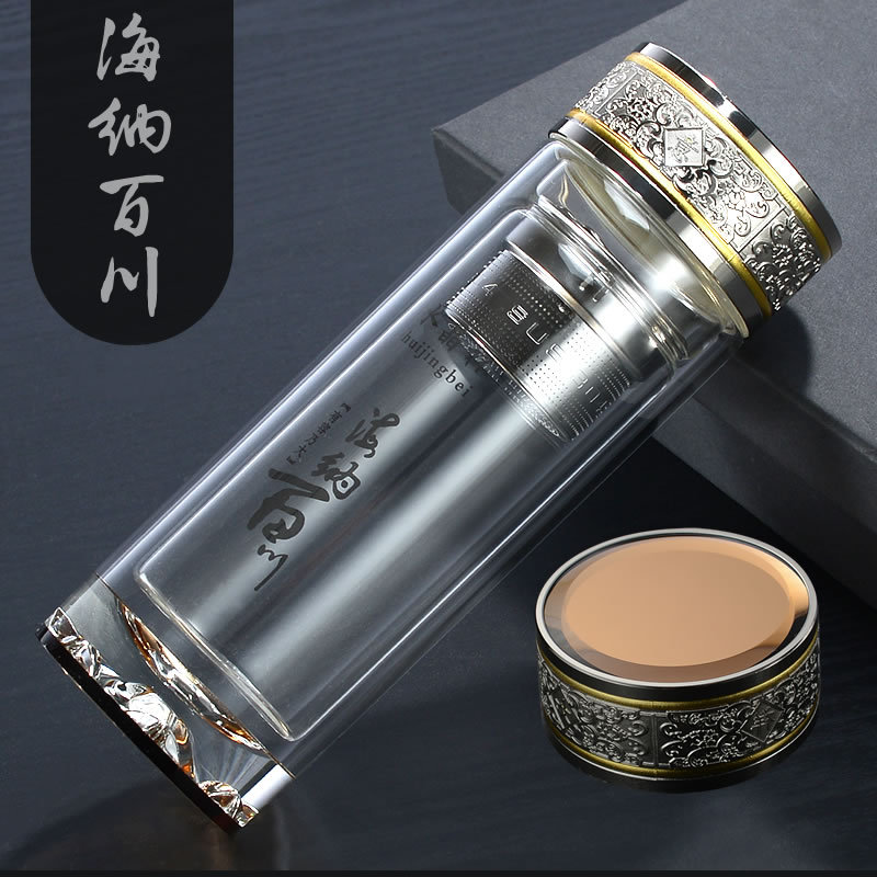 海纳百川高端玻璃杯