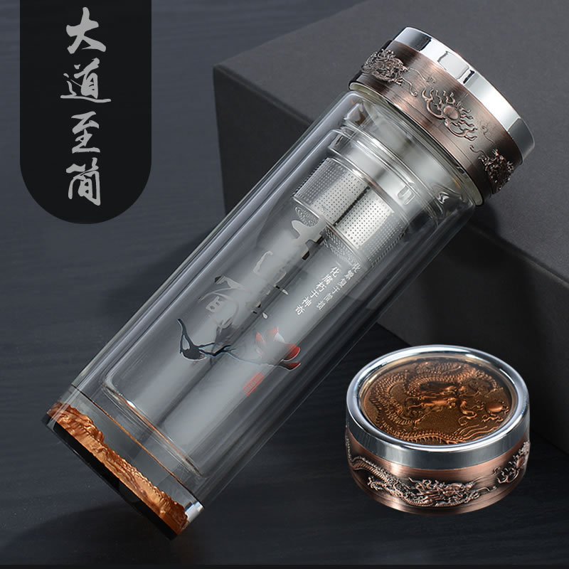 海纳百川高端玻璃杯