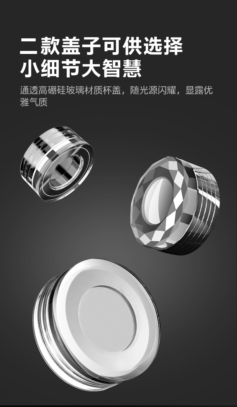 双层玻璃杯加厚隔热泡茶杯便携高档LOGO印字男士礼品水晶杯