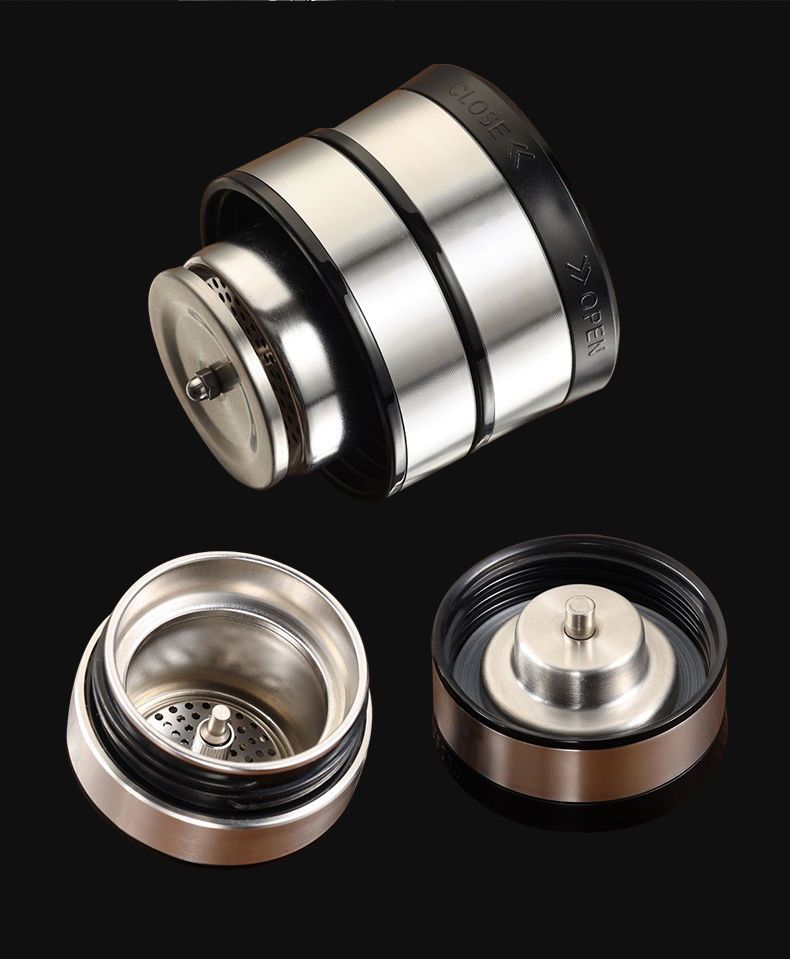 旋转双层茶水分离杯