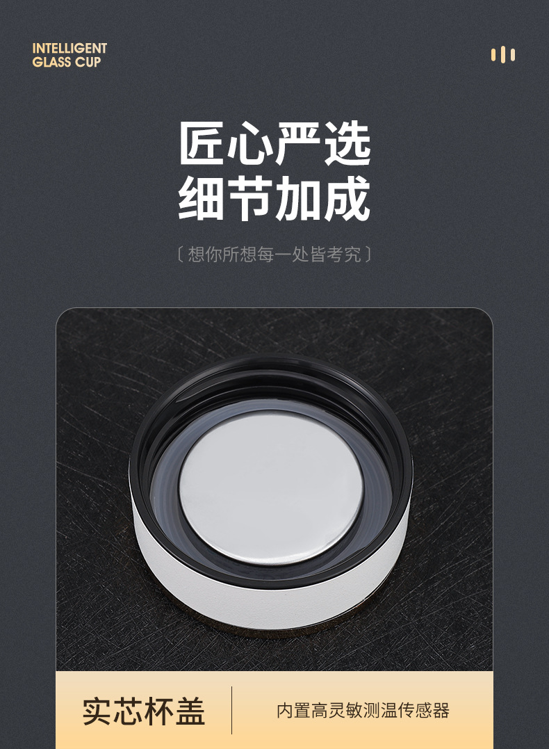 智能测温茶水分离泡茶水杯