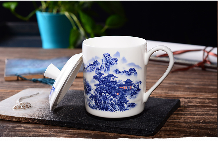 定制骨质瓷会议杯