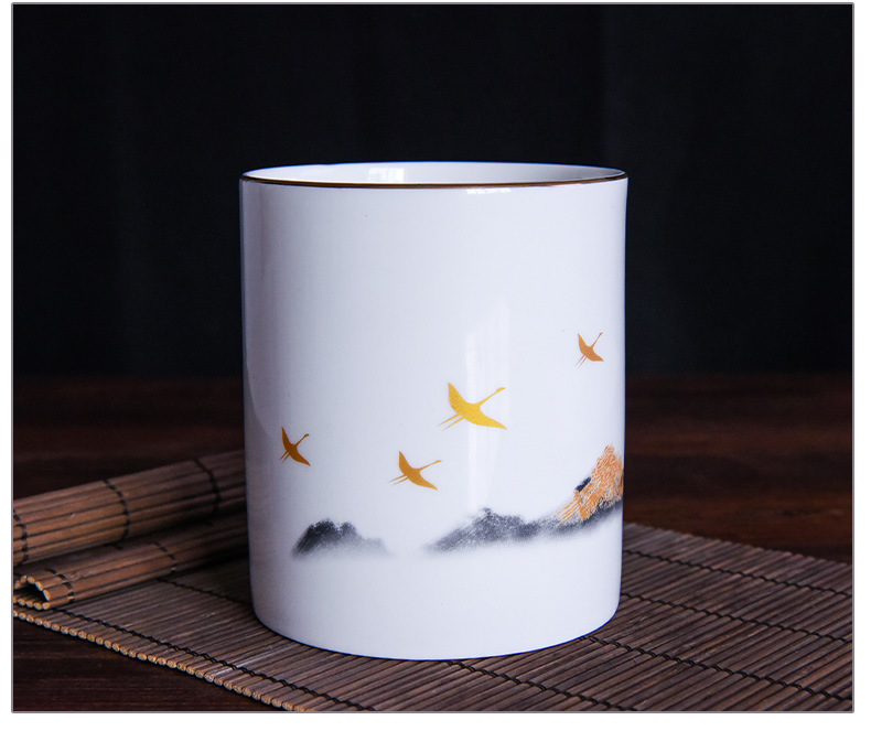 骨瓷商务会议礼品归来马克杯 家居日用办公室创意广告陶瓷水杯