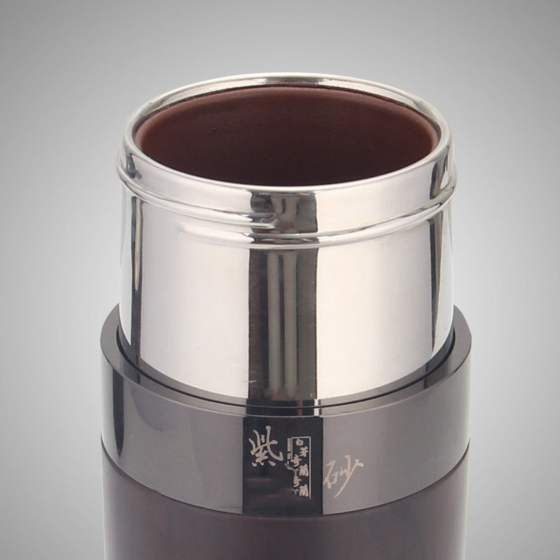 商务木纹紫砂杯