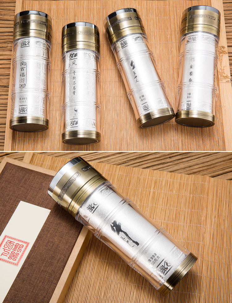 可定制雪花银保健杯（60克）