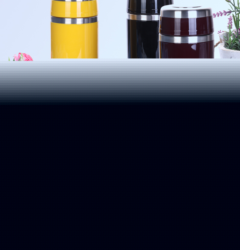 高档骨瓷内胆保温杯