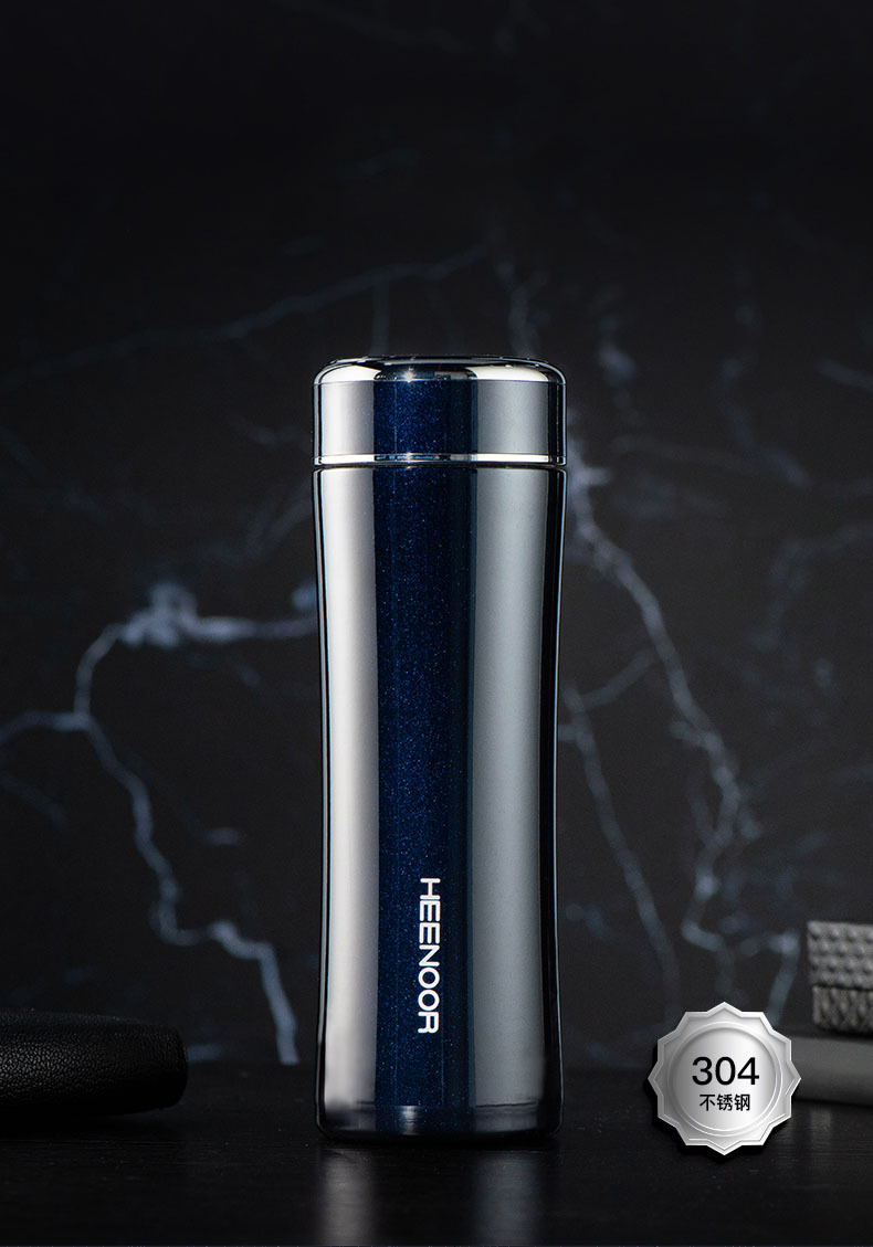 希诺保温杯304不锈钢大容量泡茶杯男女士水杯便携杯子XN-3029