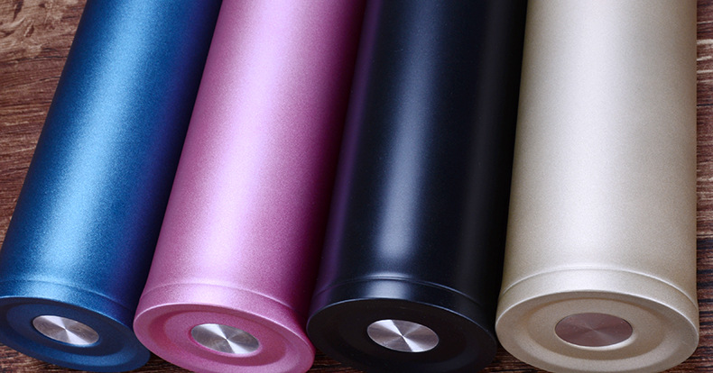 新款不锈钢弹跳保温杯