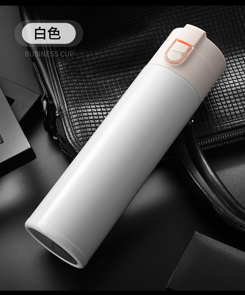 316不锈钢弹跳盖保温杯