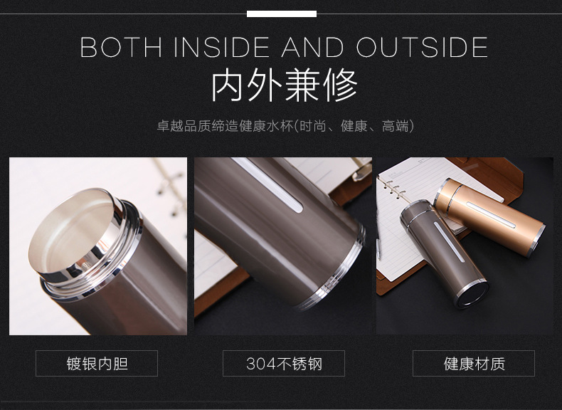 高档纯银锌合金银杯