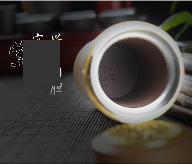 高档紫砂真空保温杯