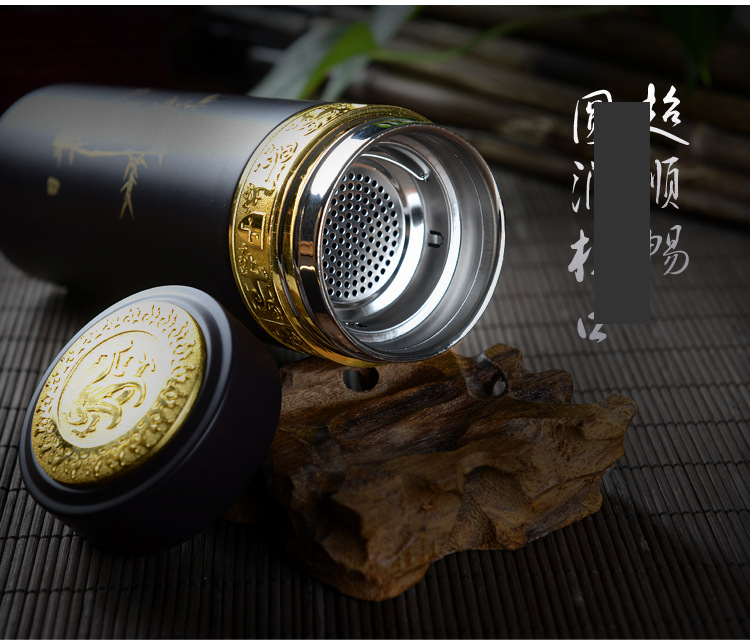 高档紫砂真空保温杯