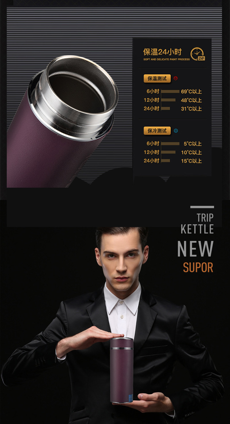 凯豪达集团定制不锈钢真空保温杯