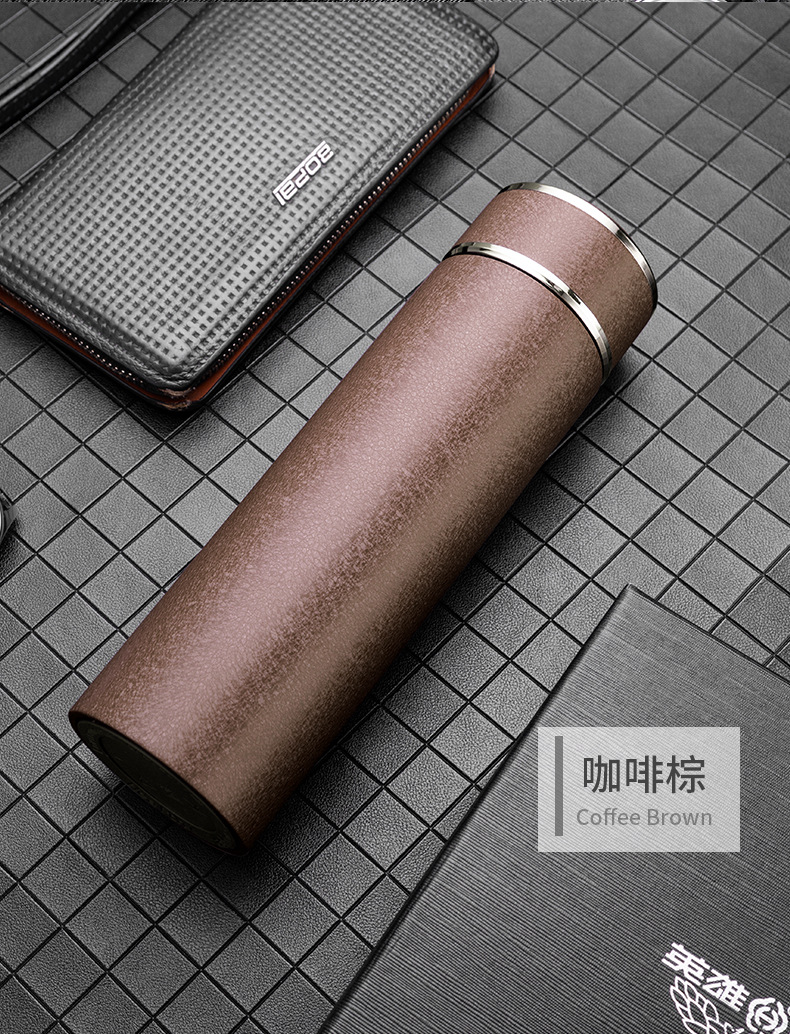 新款冰花烤漆保温 耐刮磨工艺水杯广告杯子定制LOGO