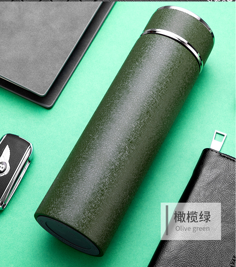 新款冰花烤漆保温 耐刮磨工艺水杯广告杯子定制LOGO