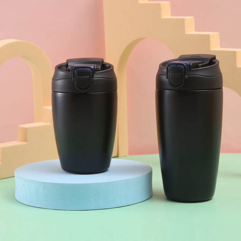 新品双饮杯不锈钢咖啡杯双层真空保温杯