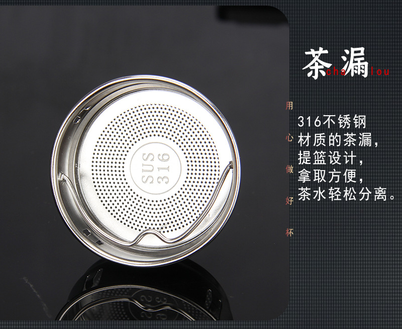 三层真空保温杯商务礼品保温杯